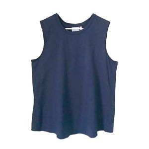 Athleta Navy Sunlover UPF Workout Running Tank Top